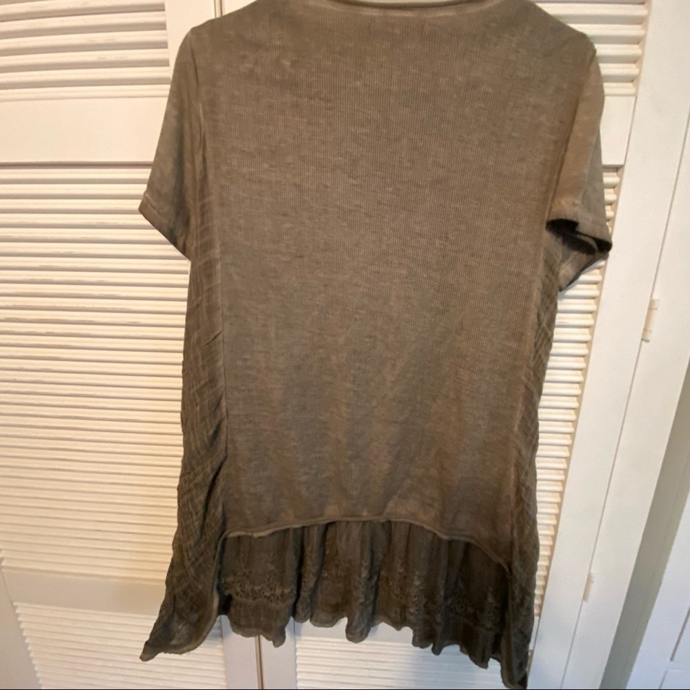 SIMPLY COUTURE Olive Lacey Ruffled Tunic - Picture 2 of 8